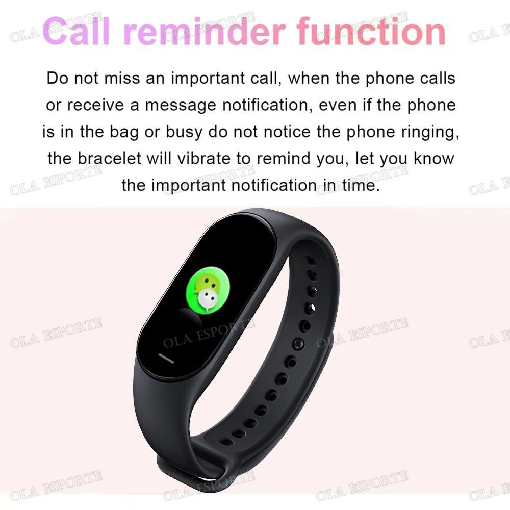 M6 Smart Band IP67 Waterproof Sport Watch Men and Woman Blood Pressure Heart Rate Monitor Fitness Smart Bracelet For Android Ios
