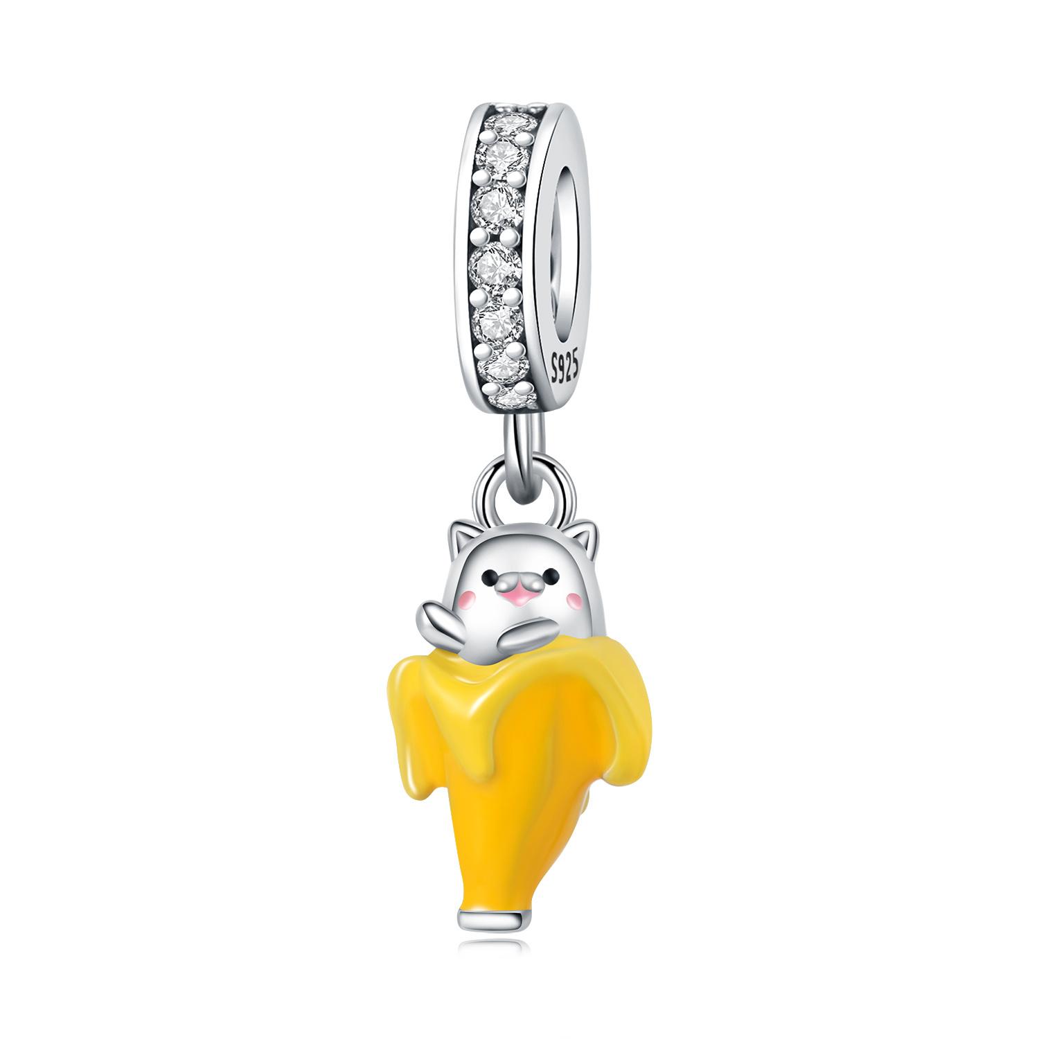 

Bead Components Copper Metal Charm Bead Components Authentic Original Cute Banana Dog Pendant Bead Component Bead Components Compatible With Bracelet