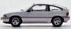 Tomica Limited Vintage Neo Honda Ballade Sports Finished Model 1/64 LV-N124d CR-X (White/Silver)