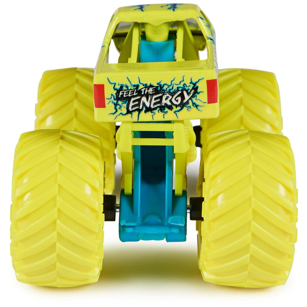 Monster Jam, Official Blue Thunder Monster Truck, Die-Cast Vehicle, 1:64 Scale, Kids Toy for Boys 3+