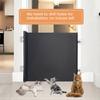 Retractable Pet Gate Mesh Pet Safety Gate No Drill Installation Indoor Outdoor Pet Barrier Fence Home Divider for Stairs Doorways Bedrooms