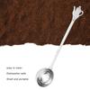 Stainless Steel Coffee Scoop Long Handle Silver Long Handle Coffee Scoop High Polish Coffee Measuring Spoon Coffee Making
