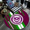 Portsmouth F.C,Round Area Rug,Carpet Rug for Living Room Bedroom Sofa Playroom Decor,Non-slip Floor Mat