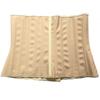 25 Steel Boned Latex Waist Cincher: Smooth Surface Postpartum Abdominal Binder & Body Shaper
