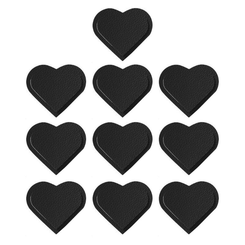 10 Pcs Bible Bookmarks PU Leather Bookmarks Heart Shaped Bookmarks Creative Page Marker Reading Supplies for Teacher