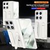 Wristband Holder Hinge Card Slot Phone Case For Motorola Razr Fold With Pen Slot & S Pen Screen Protector Film Cover