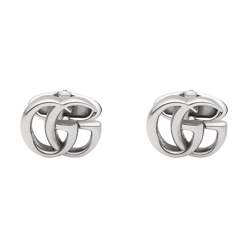 

Gucci GG Marmont Simple And Elegant 925 Silver Cufflinks Men accessories YBE57729900100U Basic Packaging-Box Not Included,Silver,F