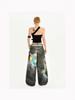 Amerikanische Retro Wide-Leg Jeans: Vielseitige, locker sitzende Mode im High-Street-Stil