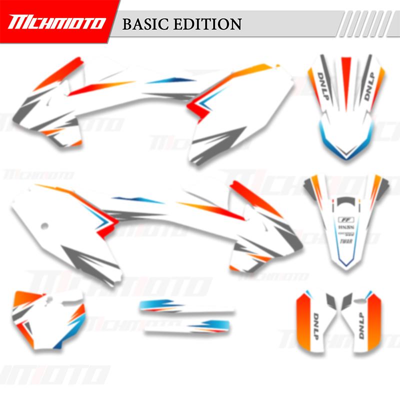 MCHMFG Motorcycle Full Graphics Backgrounds Decal Stickers Kits For KTM SX65 2016- MC65 MC 65