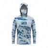 Bluza z kapturem wędkarska męska z długim rękawem szybkoschnąca oddychająca odzież ochrona UV T-shirt wędkarski na zewnątrz ubrania wędkarskie