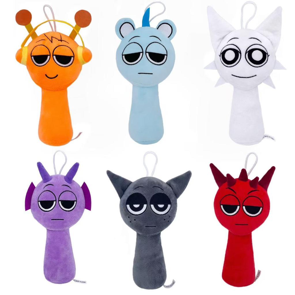 Sprunki Plush Toys Sprunki Incredibox Plush Doll Sprunki Game Cartoon Pillow Kids Birthday Gifts Stuffed Dolls Christmas Gift