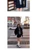 2026 Spring/Autumn High-End Gray Wool Blend Slimming A-Line High-Waisted Midi Skirt - Korean Style for Women