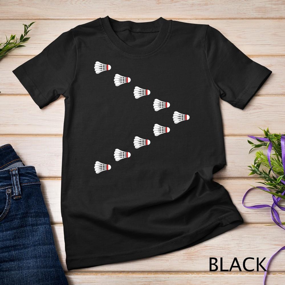 

Badminton T-Shirt - Shuttlecocks Flying in V Formation Unisex T-shirt 4XL