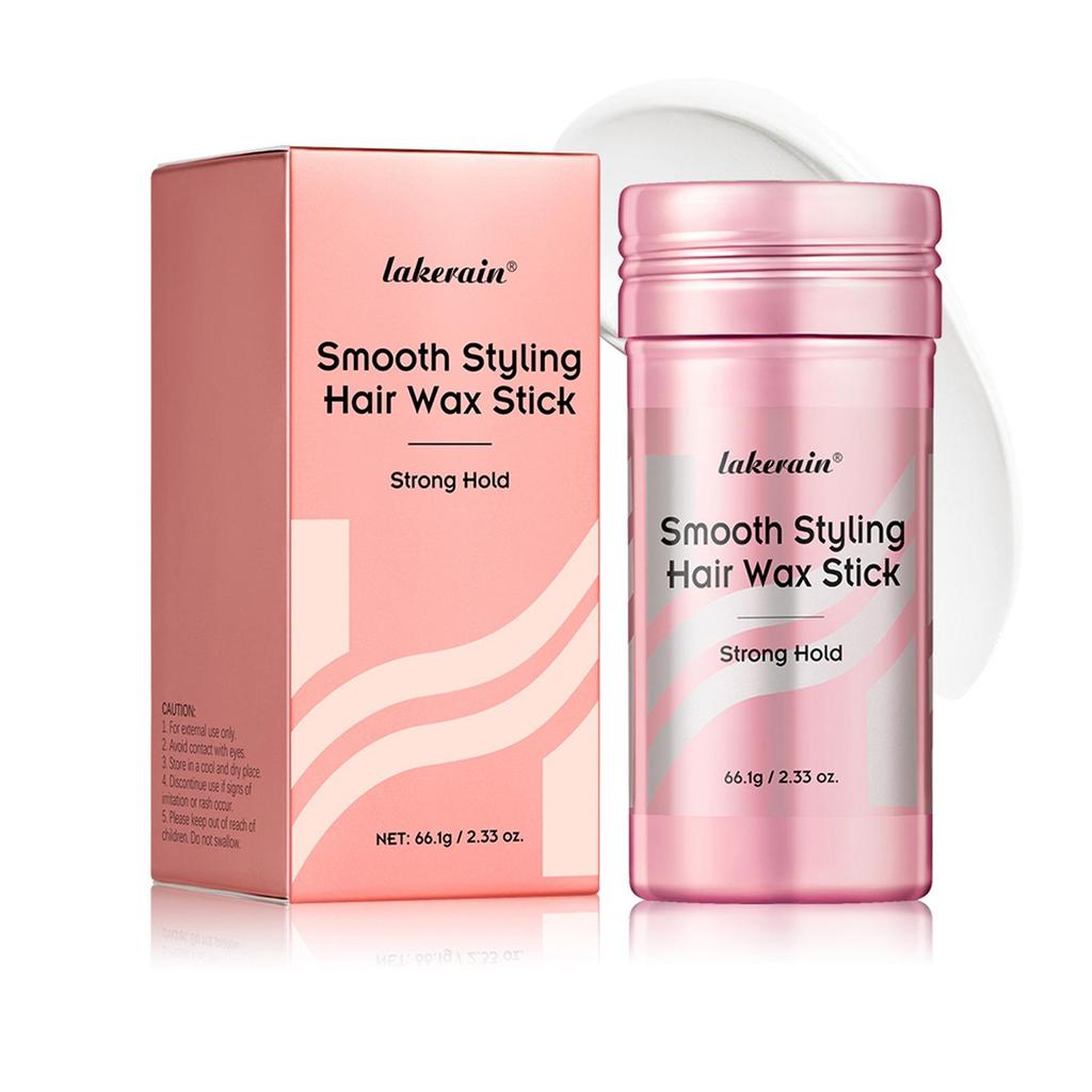 Hair styling wax stick, naturally fluffy and non-greasy, can manage loose hair.