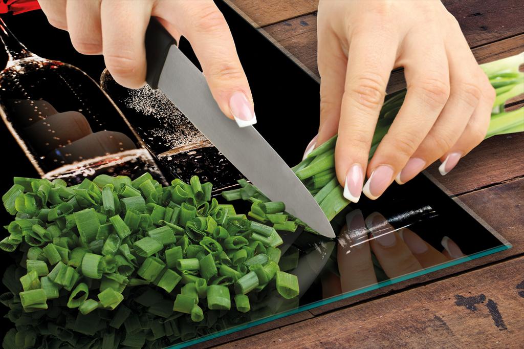 TÁBUA DE VIDRO PARA CORTAR 45x52 VINHO