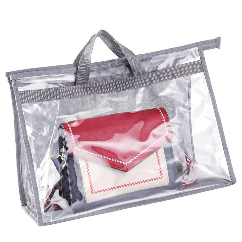 Handbag Dust Bag for Closet PVC Clear Handbags Storage Organizer Purse Protector Storage Bag with