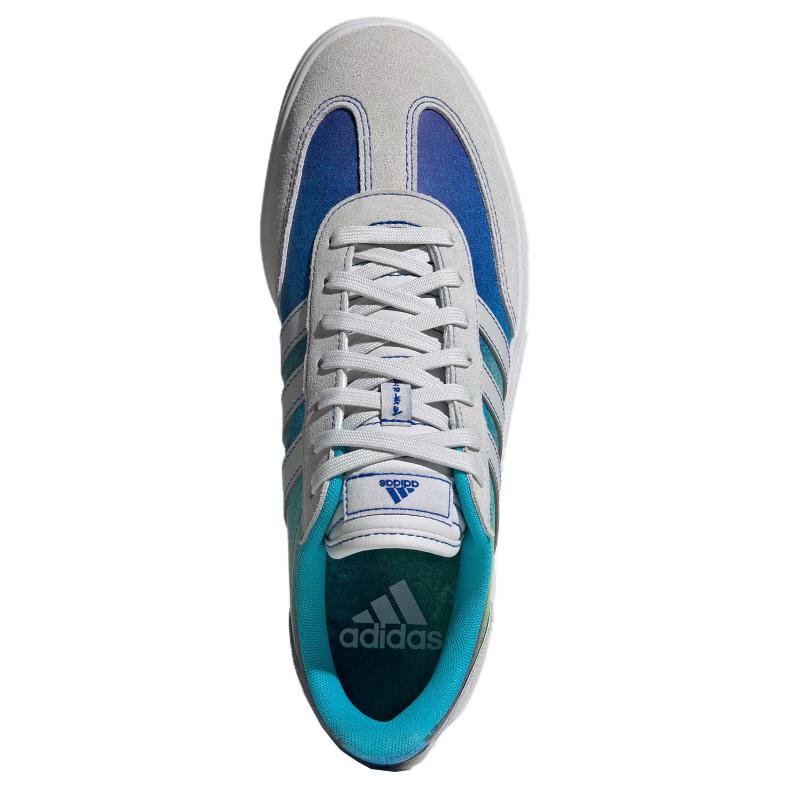 Adidas Sports Trend Wrap Durable Low-Top Skate Shoes Unisex Skate Shoes Gray Blue IH0460