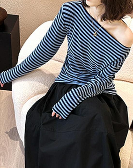 Zhichun Spring Women's Trendy Loose-Fit Long Sleeve Casual Shirt in Orange
