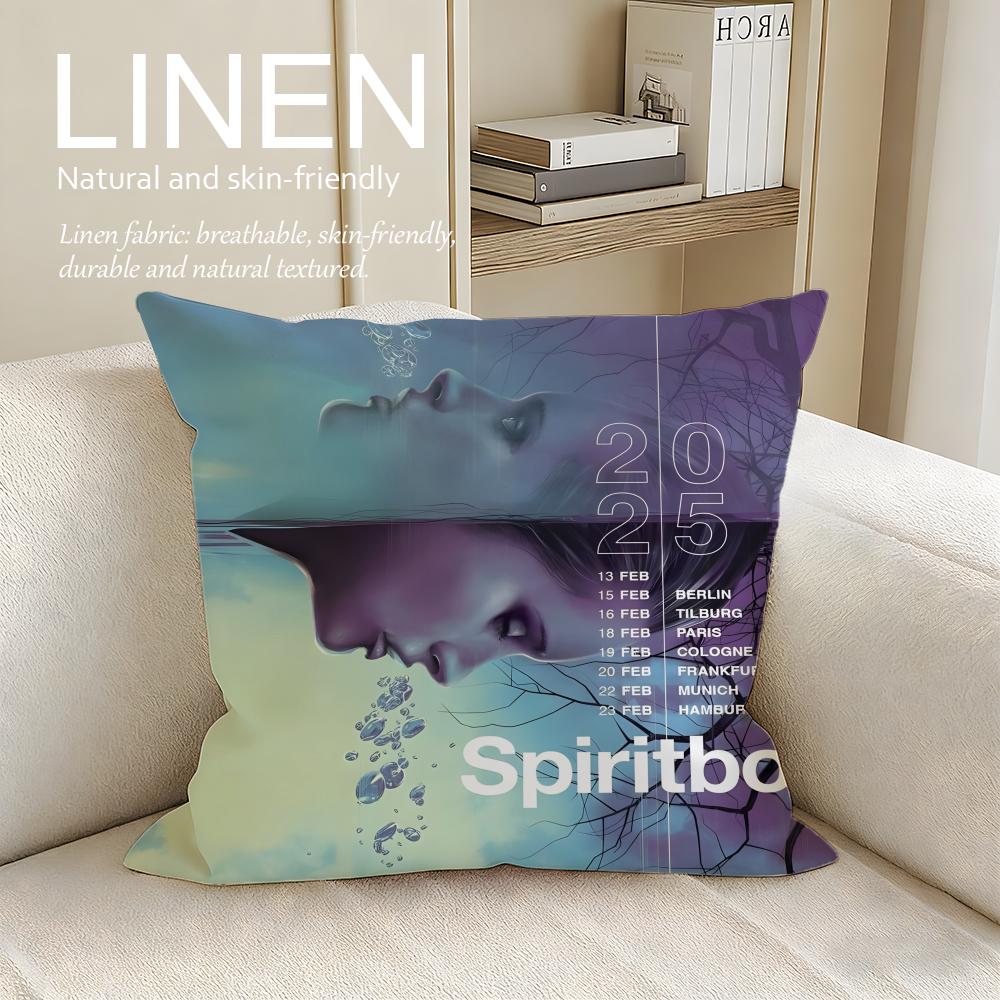 Music Spiritbox Cushion Cover Pillowcase Set Pcs x x Breathable Washable Sofa Cushion Cover