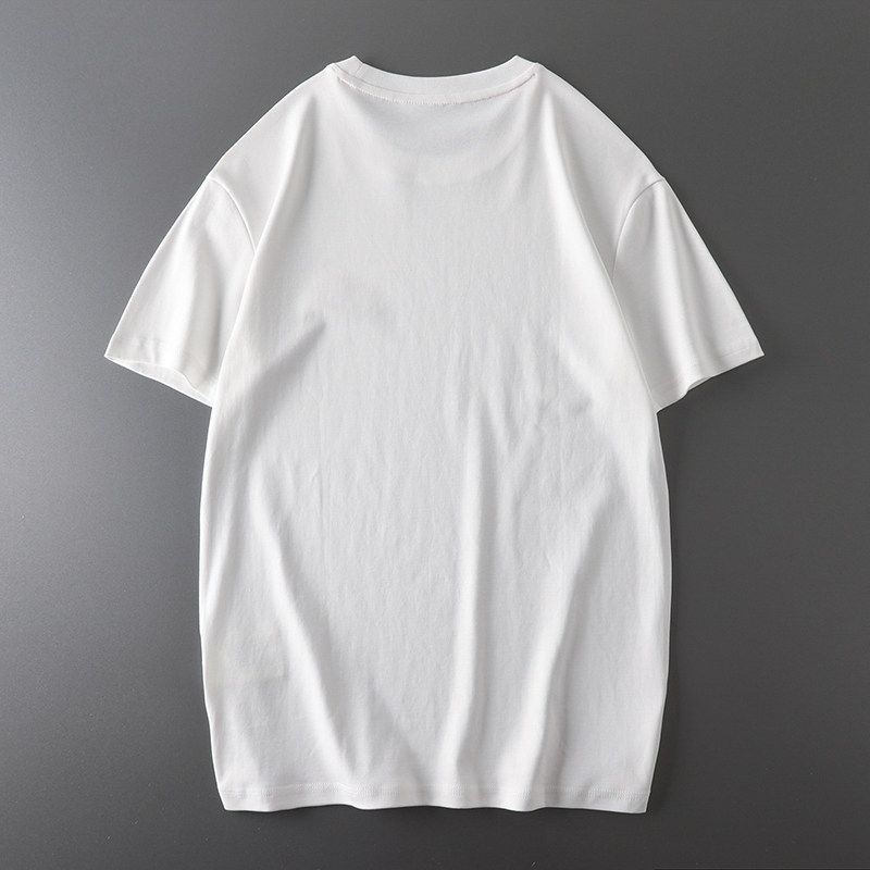 Original Overplus Order Liquid Ammonia T-shirt Men's Short Sleeve Cotton Waterproof Antifouling Embroidery Top Cut the Tag off Men's Clothing Clothes