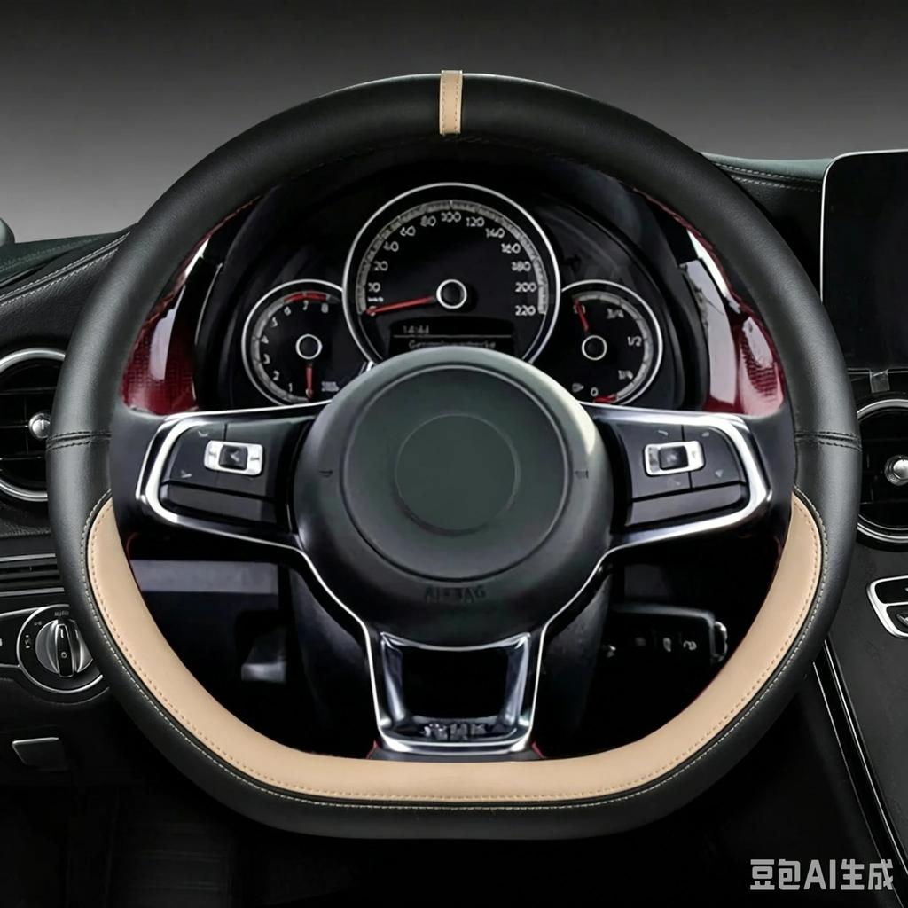 Coprivolante per Auto in Pelle Microfibra per VW Beetle 2012-2016 2018 2019 Su 2013-2016 2017 2018 2020 Accessori Auto