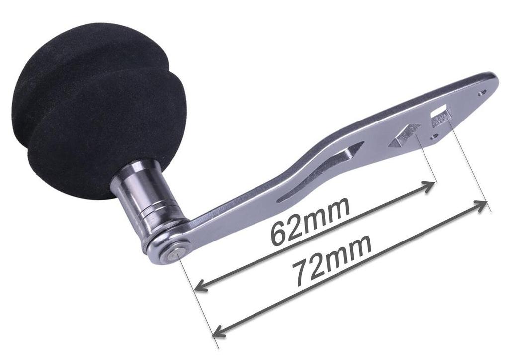 Abu Daiwa Single Power Handle Reel EVA Right Nut Fishing Supplies 62/72mm