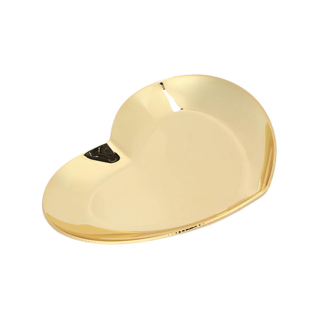 Nail Art Display Board Stainless Steel Heart Shape Cosmetic Makeup Manicure Tips Color Mixing