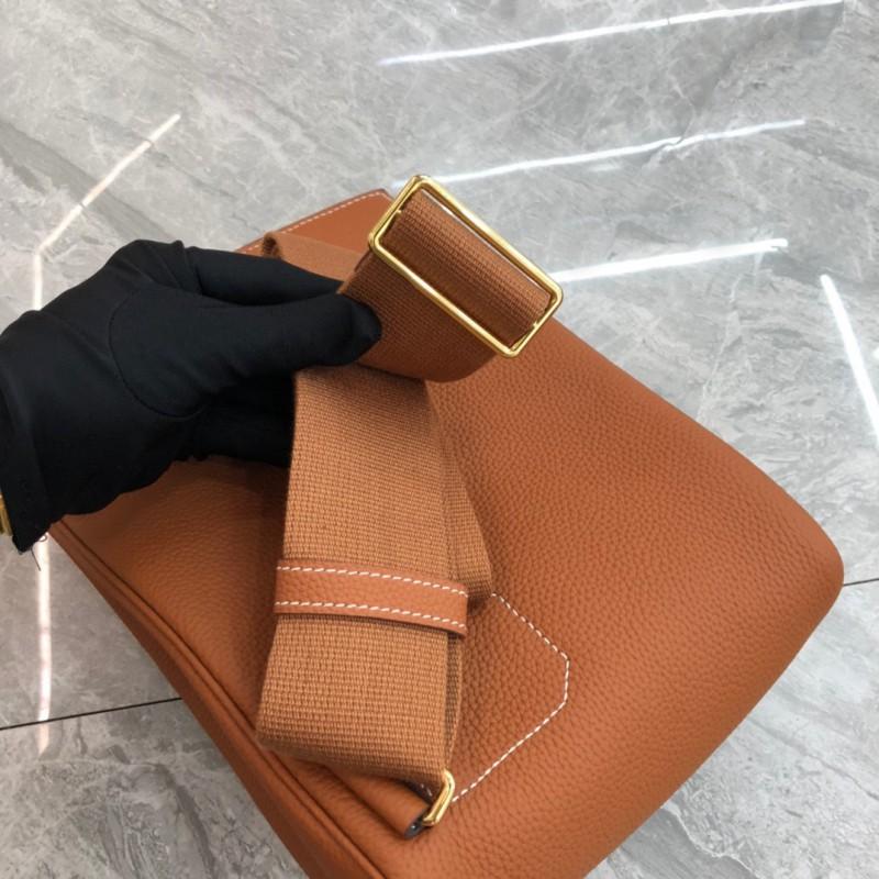 Borsa a tracolla larga intrecciata per petto in pelle di mucca Togo, zaino diagonale semplice e alla moda, strato superiore
