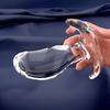 Transparent Anal Stopper Butt Stopper Reusable Adult Sex Toy Ergonomic Personal Anal Trainer for Men Women Couples Beginners
