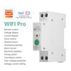 WIFI Smart Circuit Breaker Switch With Metering 63A1P Din Rail Remote Control Smart Home Smart Life App Timer Module