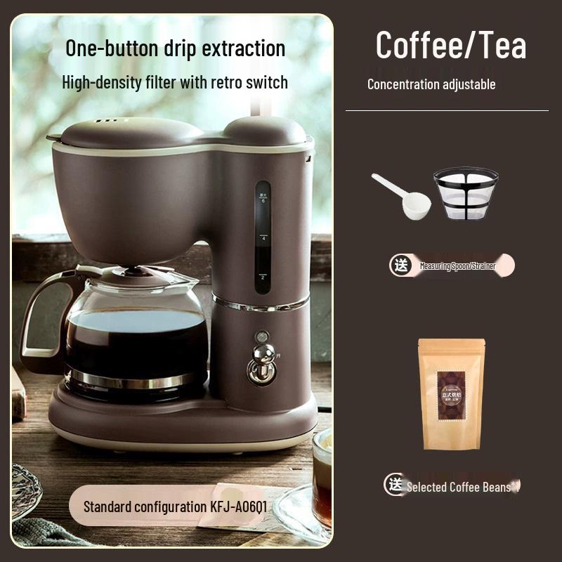 Dual-Use Automatic American Drip Coffee & Tea Maker for Home and Office