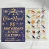 2026 Christmas Countdown Advent Calendar 3D PVC Ornament Decorative Hanging Figurine Home Holiday Display