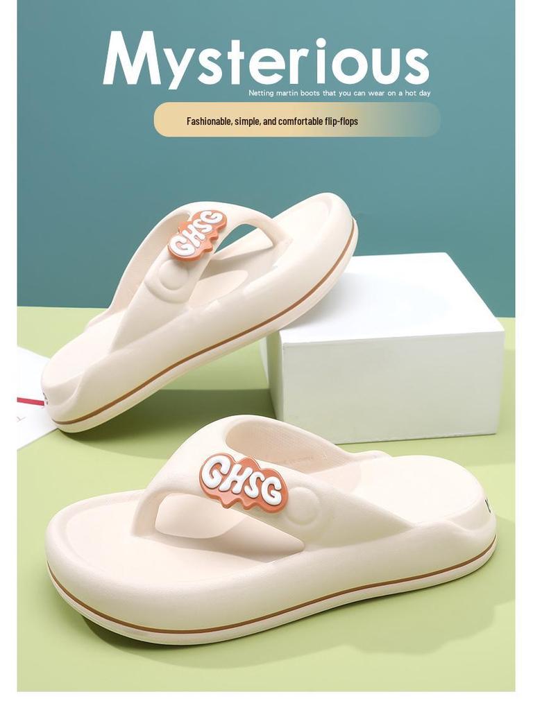 Tongs Antidérapantes pour Femmes 2024: Sandales décontractées pour les vacances à la plage pour le livestream