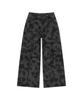 AAKAM Knee Pin-Tuck Camouflage Twill Pants (Black)