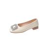 Fashion 2024 Hot Sale Ladies Shoes Shallow Women's Flats Fashion Crystal Daily Flats Women High Quality Round Toe Flat Low Heels Zapatos
