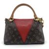 Used LOUIS VUITTONTote Bag Red Monogram Canvas/leather Women