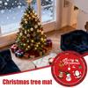Christmas Tree Skirt 35inch Round Indoor Outdoor Winter Decor Christmas Tree Rug Base Cover For New Year Home Dorm Apartment