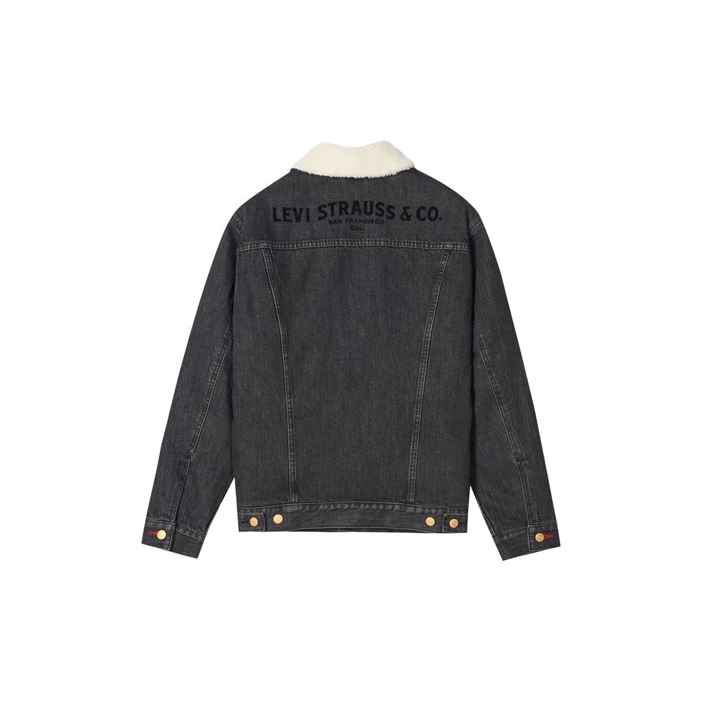 Levis Year Of The Horse Limited Edition Fleece Lined Japanese Style Warm Lock Temperature Faux Shearling Denim Jacket Unisex Jacket 006P8-0000