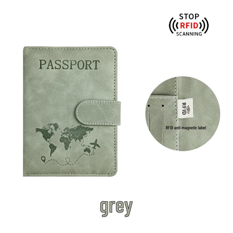 Customizable Multi-Color PU Leather Passport Holder Set