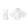 Women's Satin Bathrobe & Pajama Set 850 - Sexy & Loose Fit Homewear