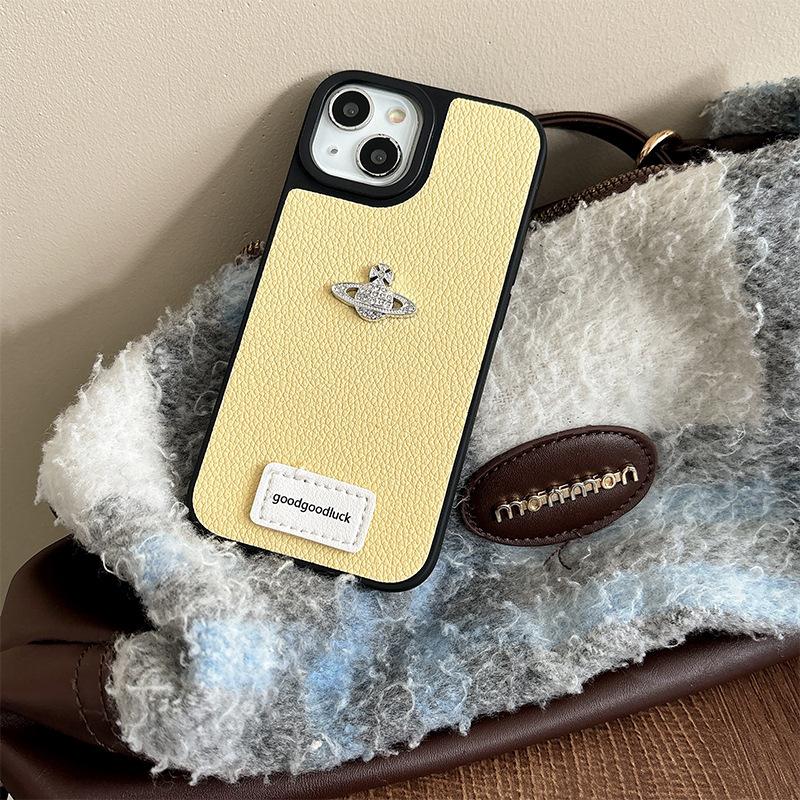 Rhinestone Planet High-end Mobile Phone Case for IPhone17Promax Light Luxury for Apple 16plus Women's Silicone