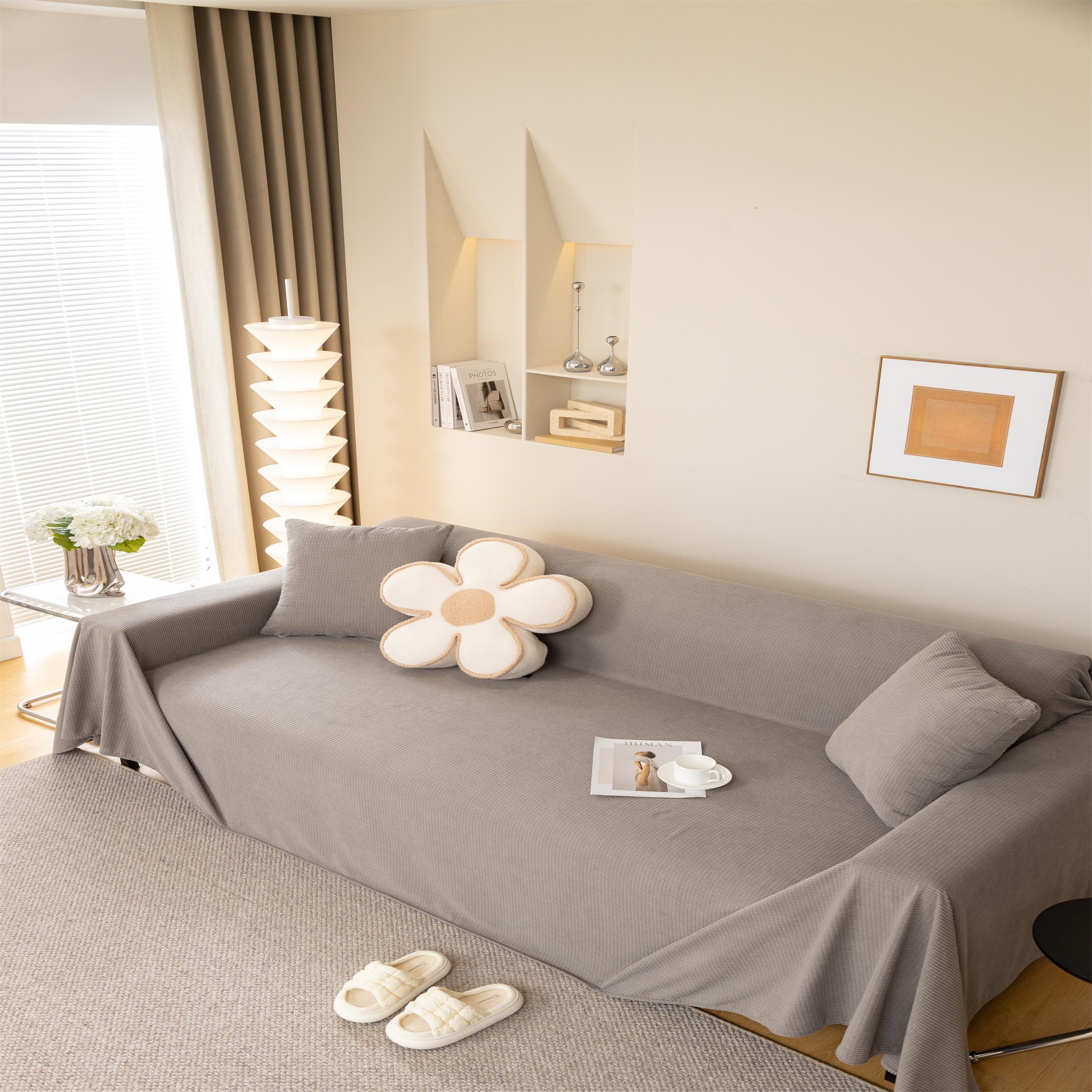 

Водонепроницаемое одеяло для дивана, многоцелевой однотонный чехол для мебели, прочный тканевый пылезащитный чехол с защитой от царапин, домашний декор для гостиной S90x180