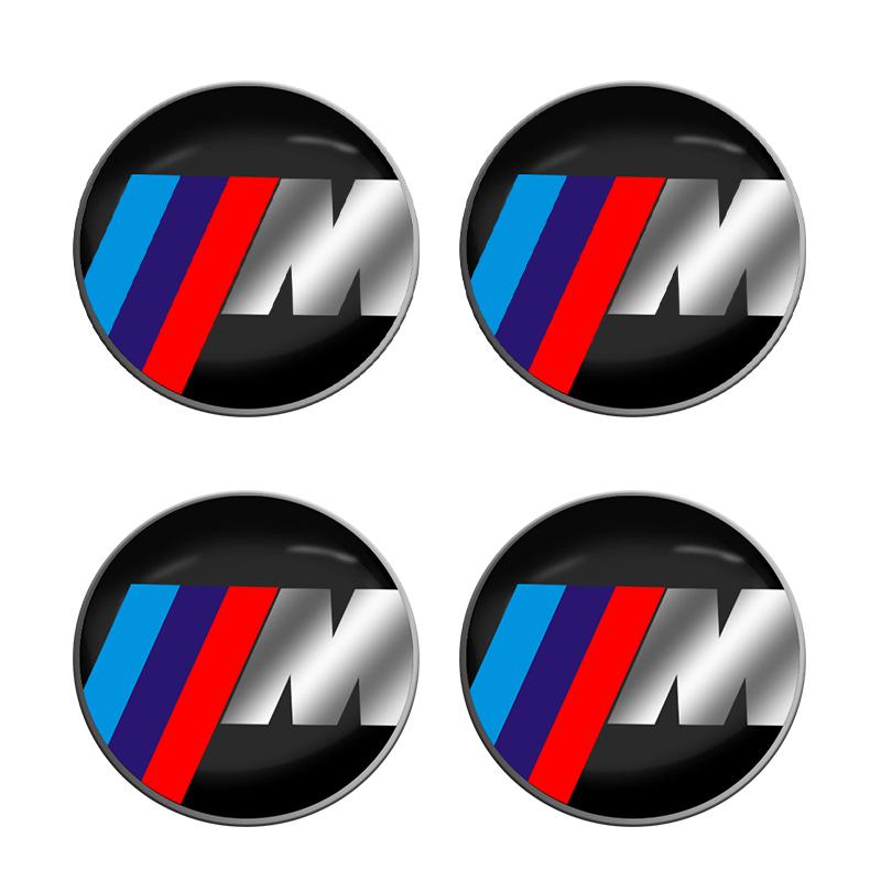 4Pcs 56/60MM Car Wheel Center Hub Caps Logo Cover Accessories For BMW M E34 E36 E60 E90 E46 E39 E70 F10 F20 F30 X5 X6 X1