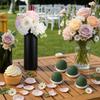 Green Floral Foam Ball with Base Wine Bottle Flower Holder DIY Craft Flower Mud for Banquet Gift Ornament Home Party Table Decor