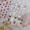 Mo Shi Shell Light Nail Art Stickers - Trendy Polka Dot and Bow Decor