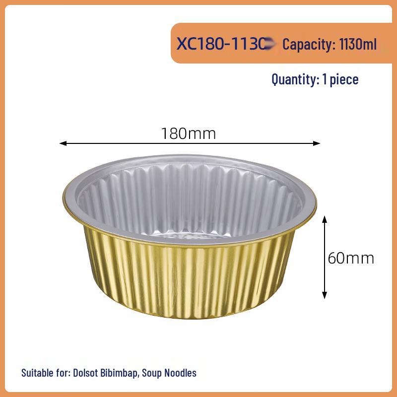 COFLYEE Disposable Food Grade Aluminum Foil Containers