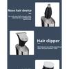 Electric Shaver Intelligent High-power LCD Display Beard Trimmer Rechargeable Facial Hair Trimmer
