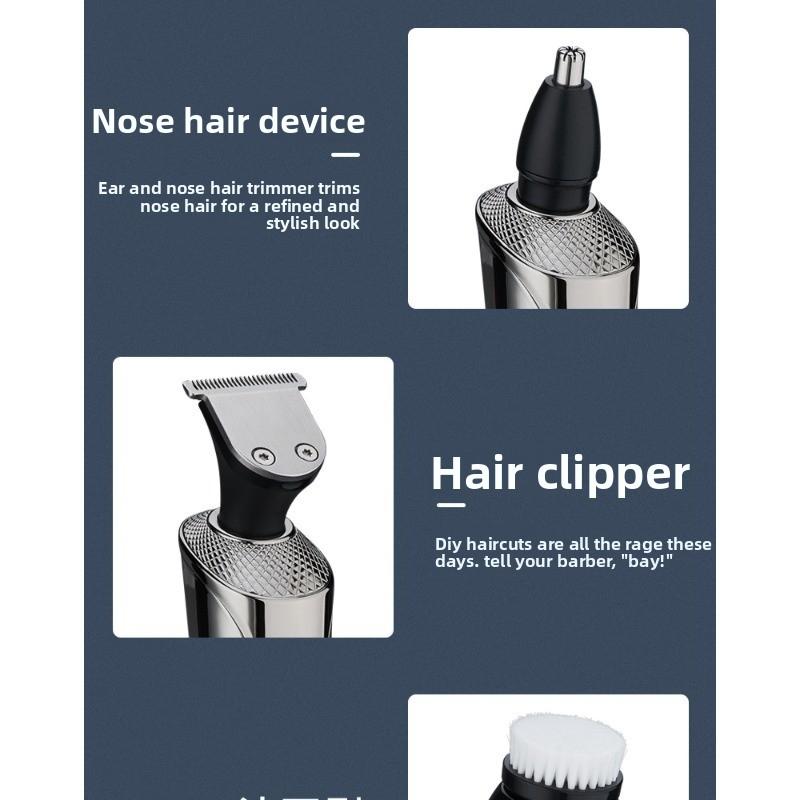 Electric Shaver Intelligent High-power LCD Display Beard Trimmer Rechargeable Facial Hair Trimmer