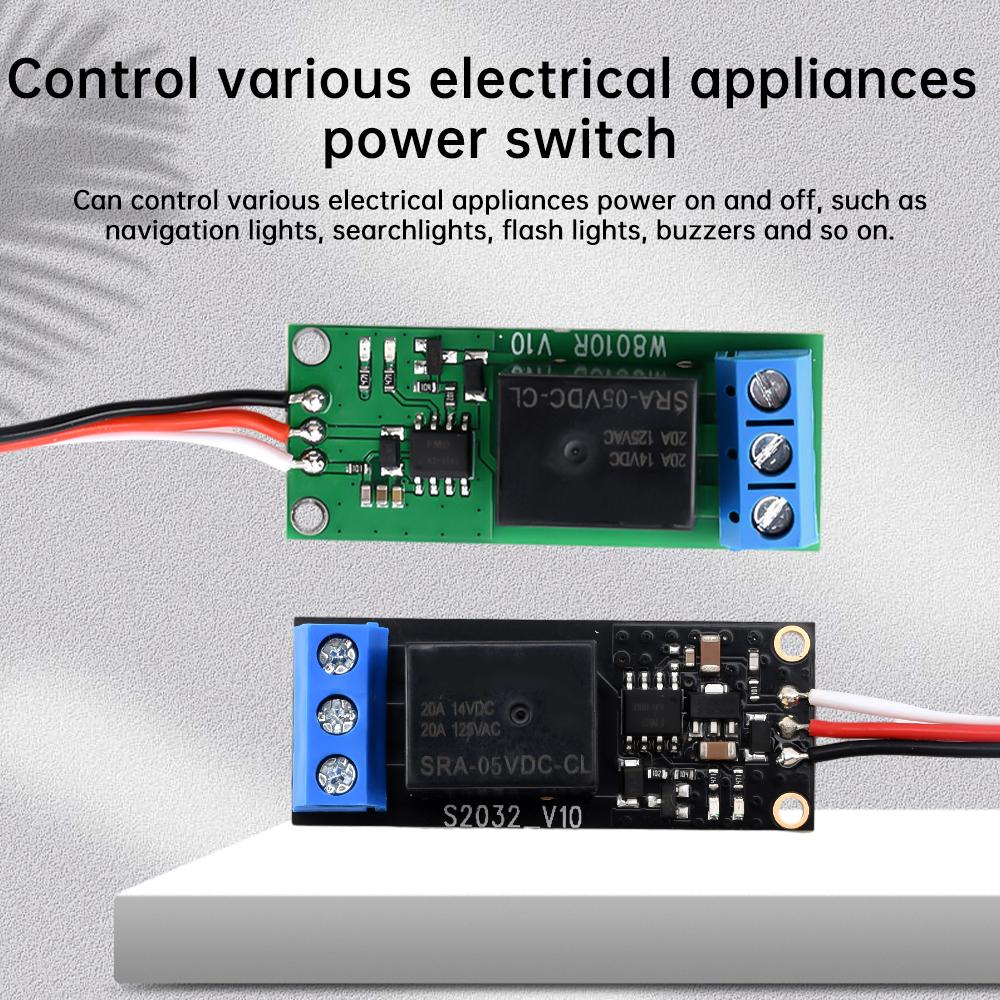 Remote Control Model Aircraft Relay Switch Wide Voltage 3.3V-12V PWM Navigation Light Motor Controller Module Universal Switch