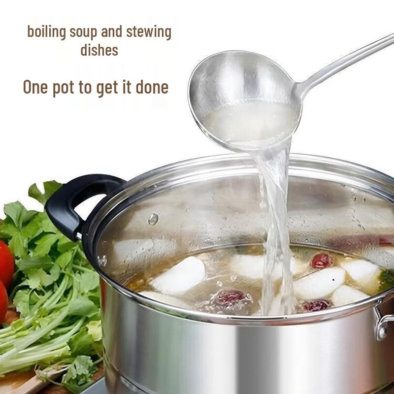 Royalstar Stainless Steel Double Layer Steamer Pot